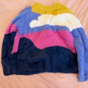 Hanna Andersson Colorful Fuzzy Sweater